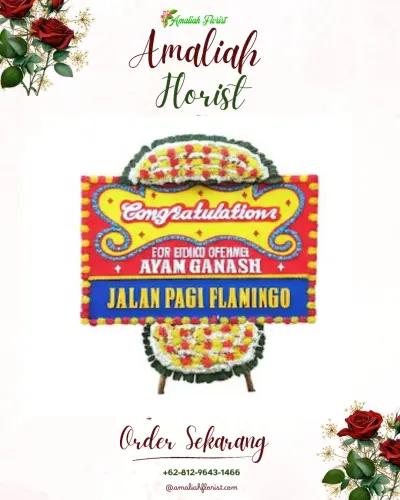 Bunga Papan Congratulation di Bago
